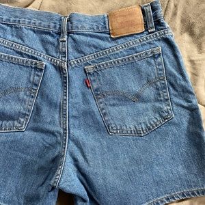 LEVIS High Waisted Denim Shorts